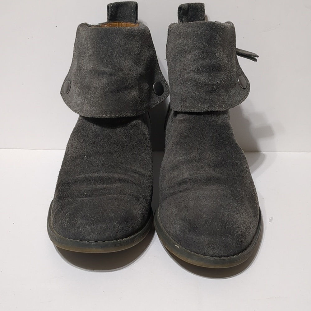 Nine West Vintage America suede gray bootie 6.5 - Picture 2 of 9